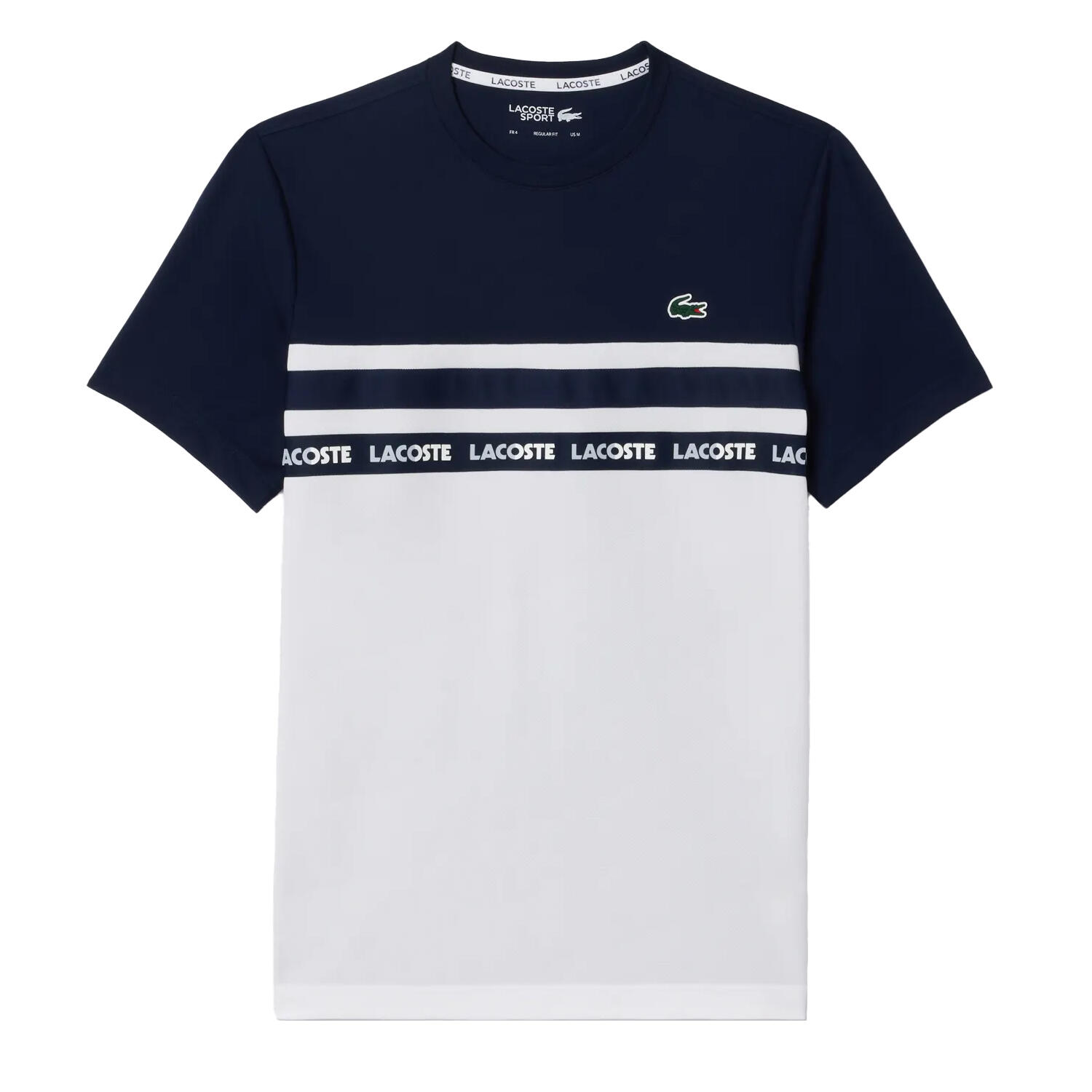 TShirt für , Piqué Herren Weiß/Dunkles Marineblau 2/4