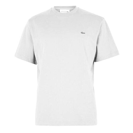 Maglietta Logo Ricamato Uomo Lacoste Nero