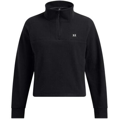 Expansesweatshirt met ritskraag en lange mouwen voor dames (zwart)