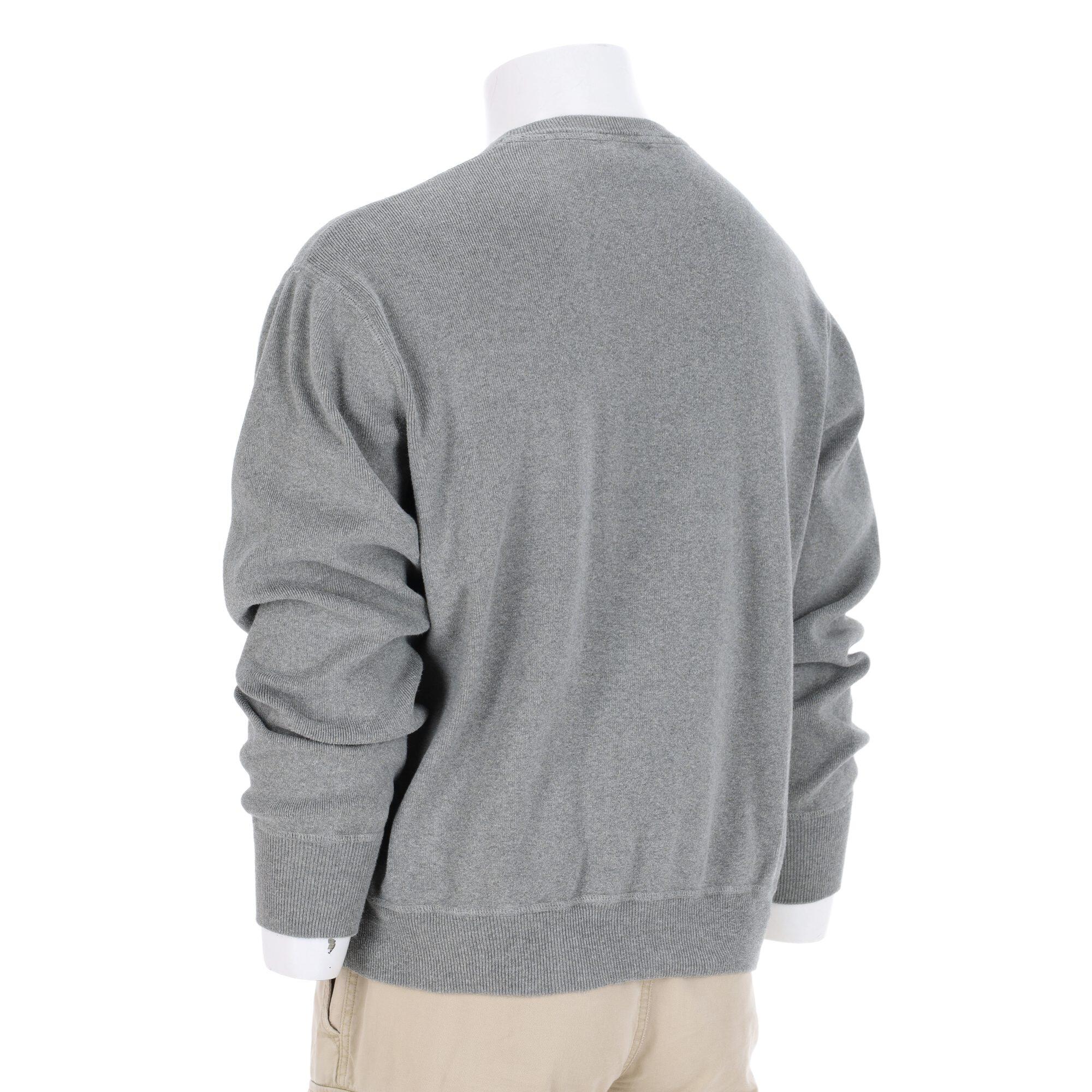 Seconde vie - Pull Homme  Crew Neck Gris - Excellent 5/7