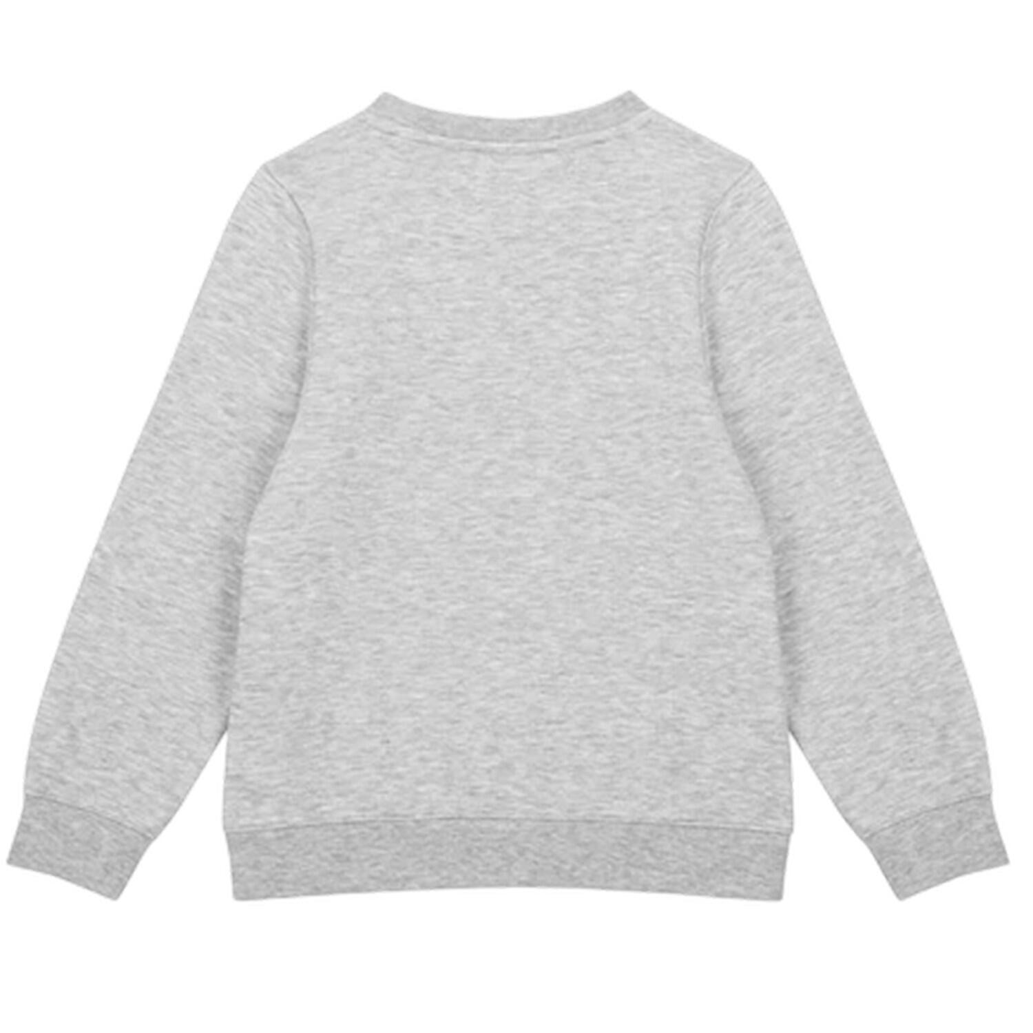 Boys Logo Fleece Sweatshirt (Grey Marl) 2/3