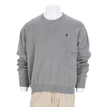 Seconde vie - Pull Homme Crew Neck Gris - Excellent