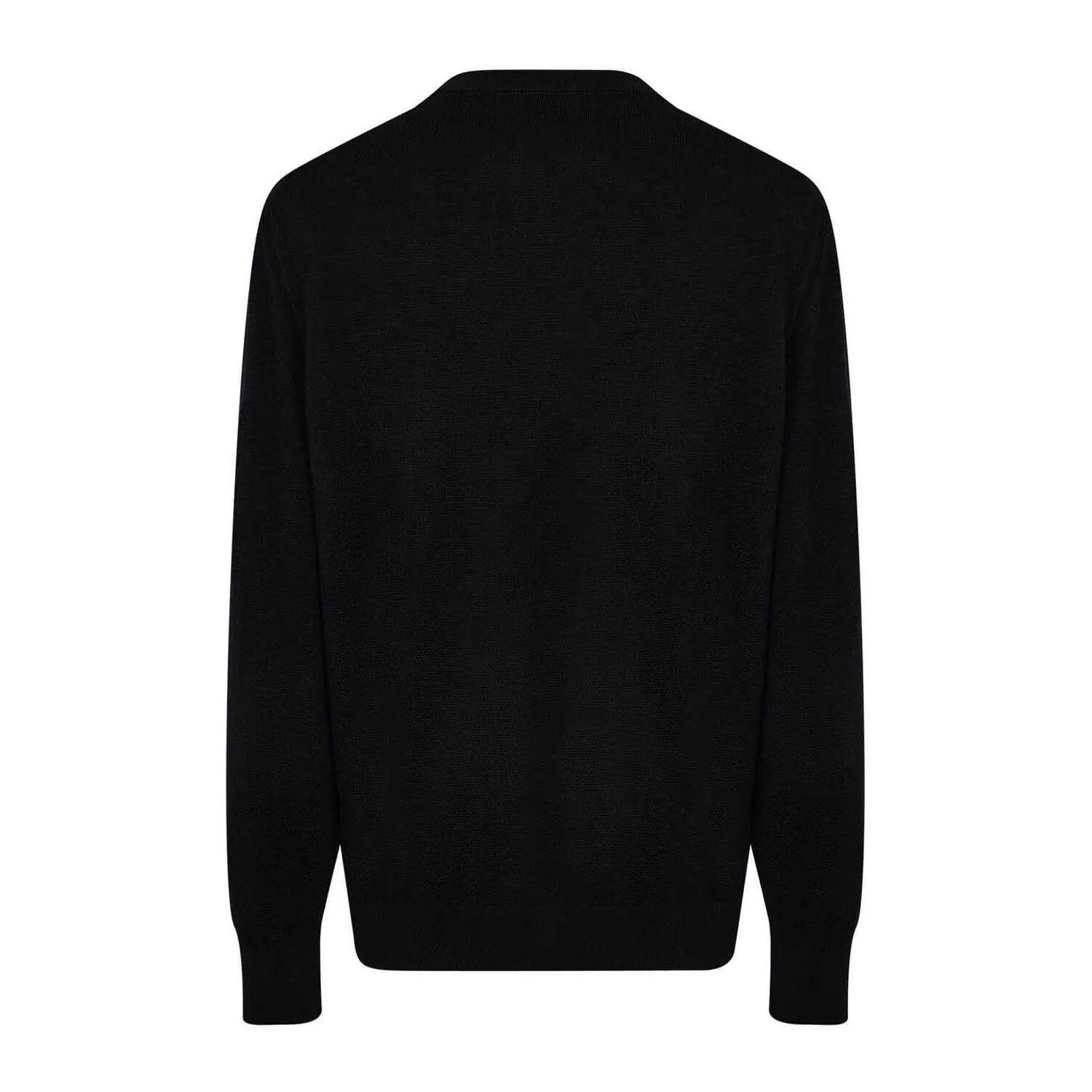 Mens EcaioP Knitted Jumper (Black) 2/2