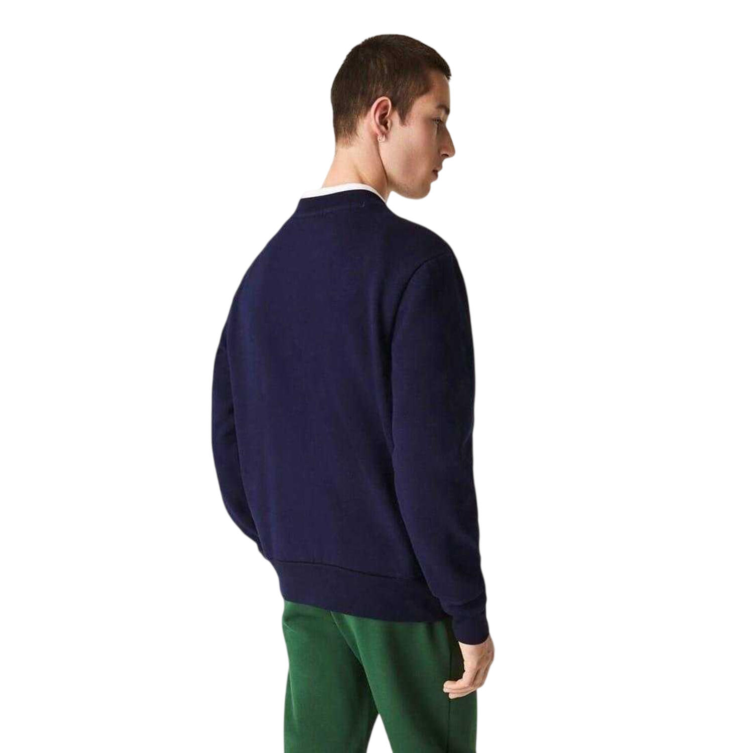 Sweatshirt für , Rundhalsausschnitt, Fleece Herren Marine 3/3