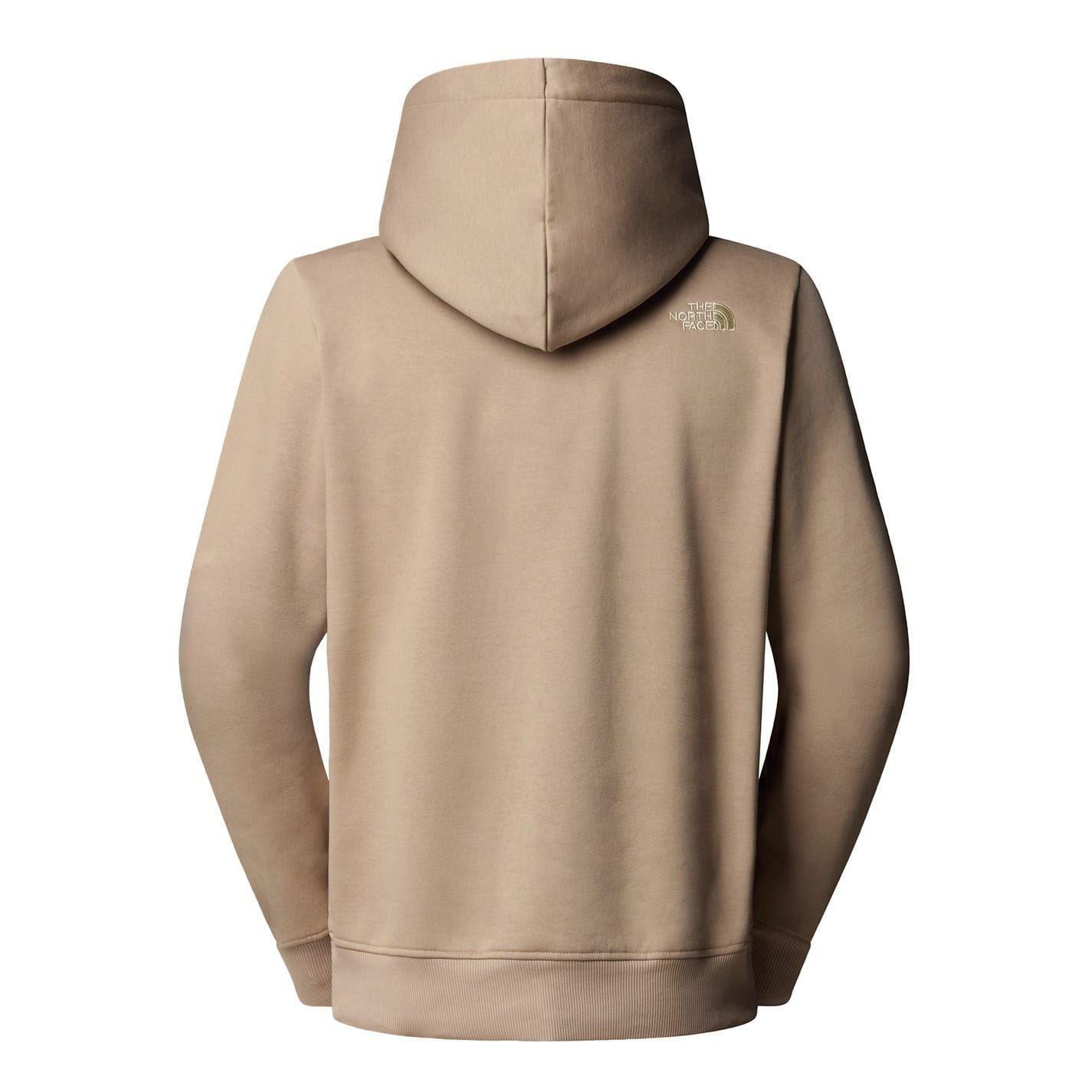 Mens Drew Pull Over Hoodie (Mushroom) 2/2
