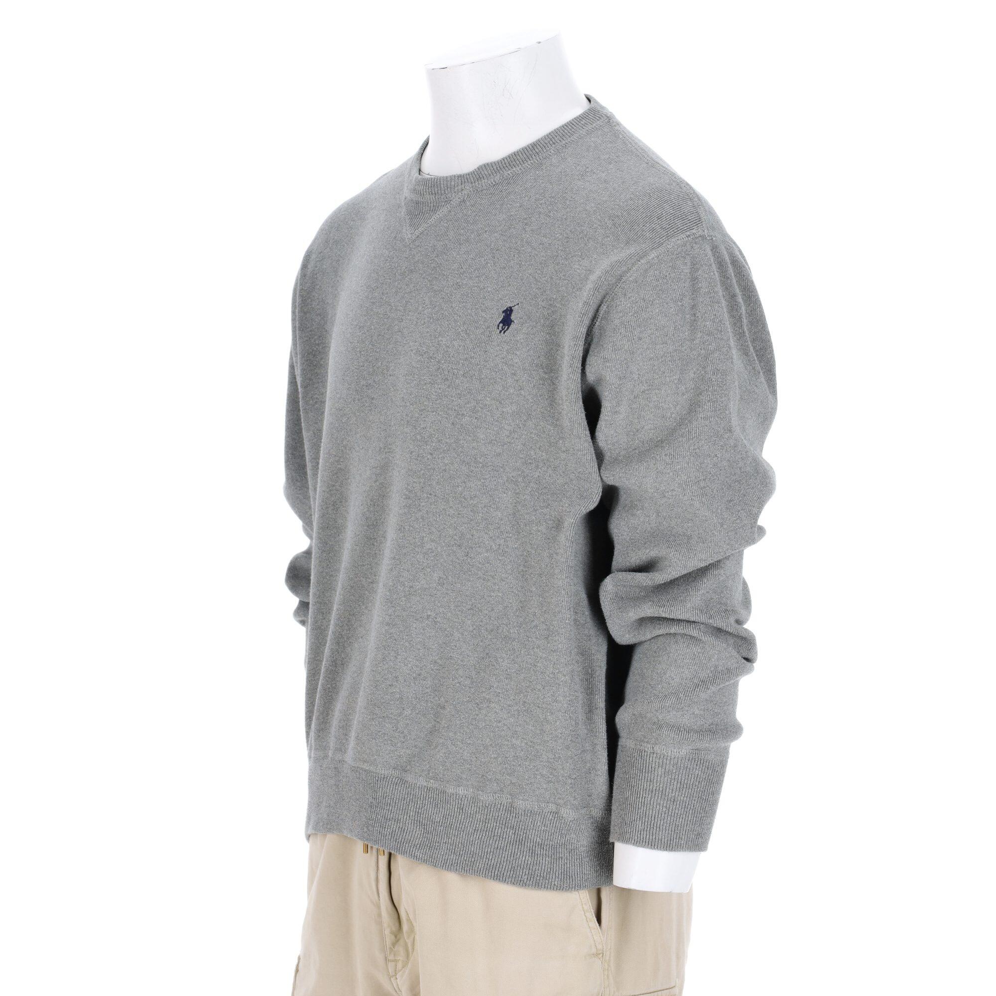 Seconde vie - Pull Homme  Crew Neck Gris - Excellent 4/7