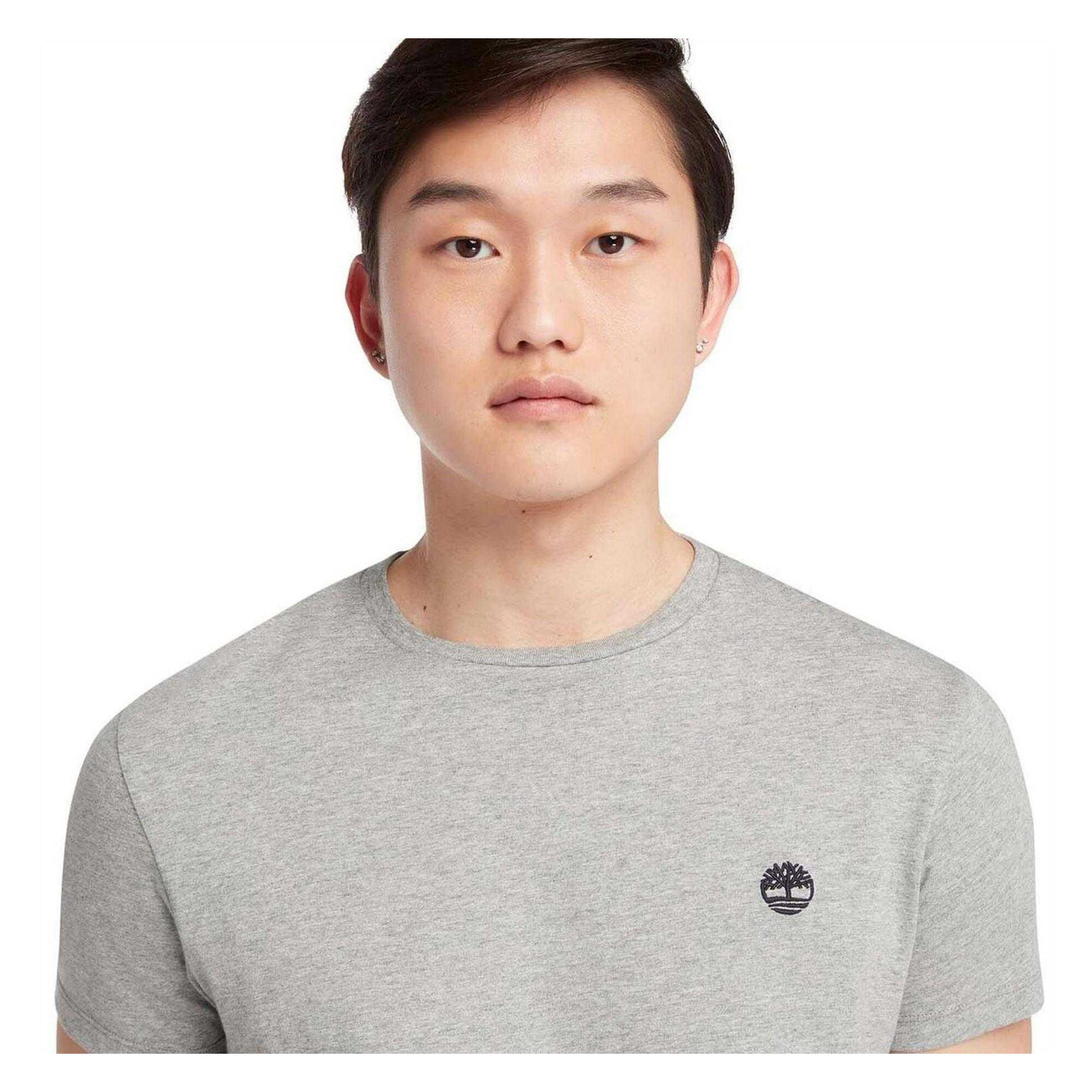 "Oyster River" TShirt für , Baumwolle, Schmal Herren Grau 4/4