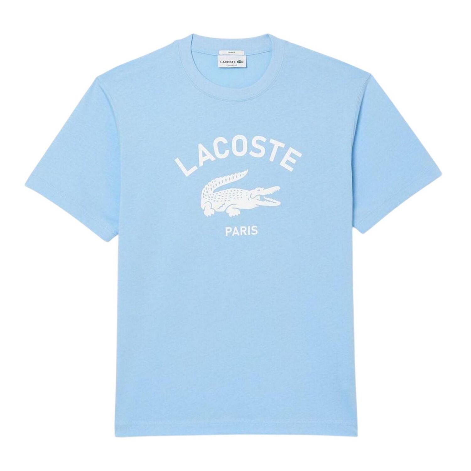 "Paris" TShirt für Damen Unisex, Baumwolle Herren Hellblau 2/3