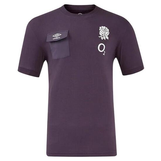Tshirt Motif/style Rugby Angleterre PRESENTATION Homme (Noir)