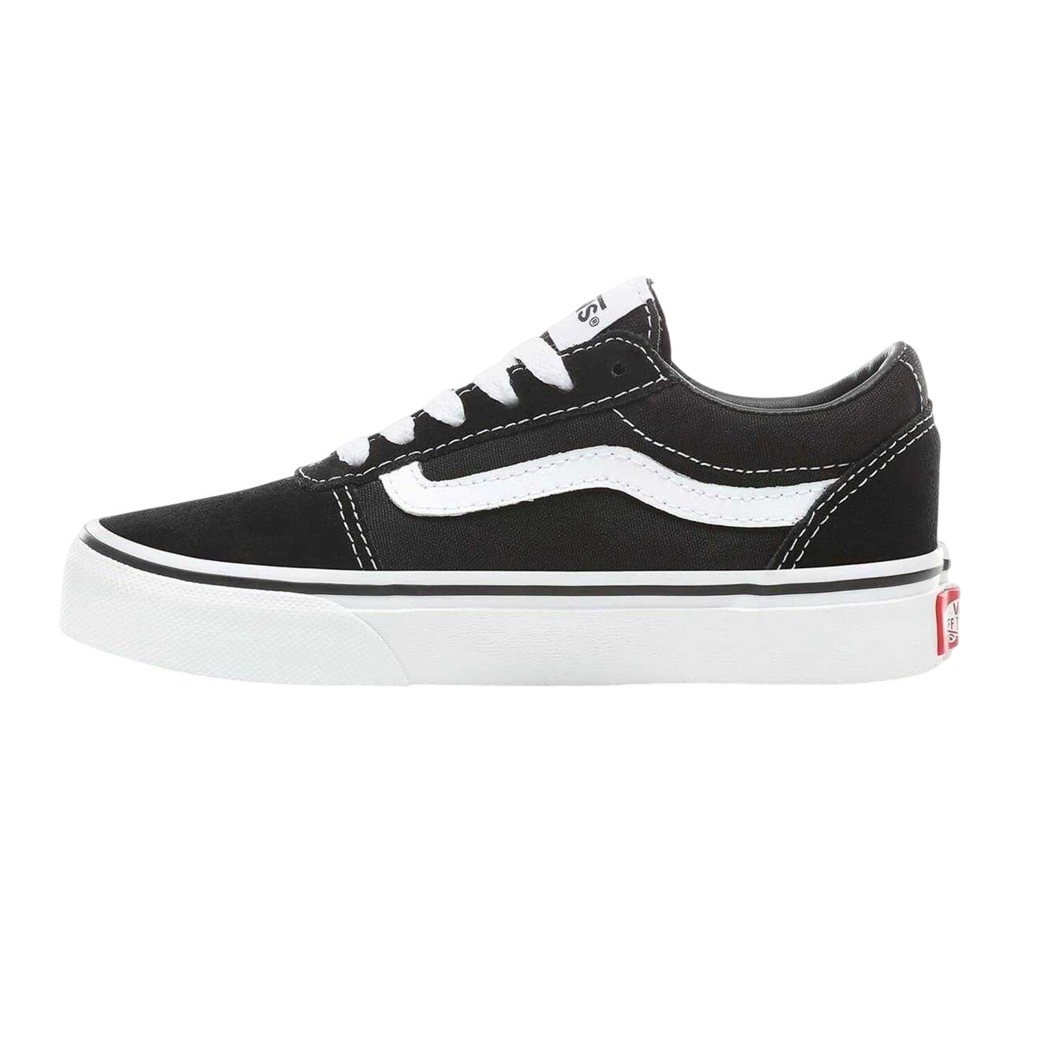 "Ward" Sneaker für , Canvas Kinder Schwarz/Weiß 2/4