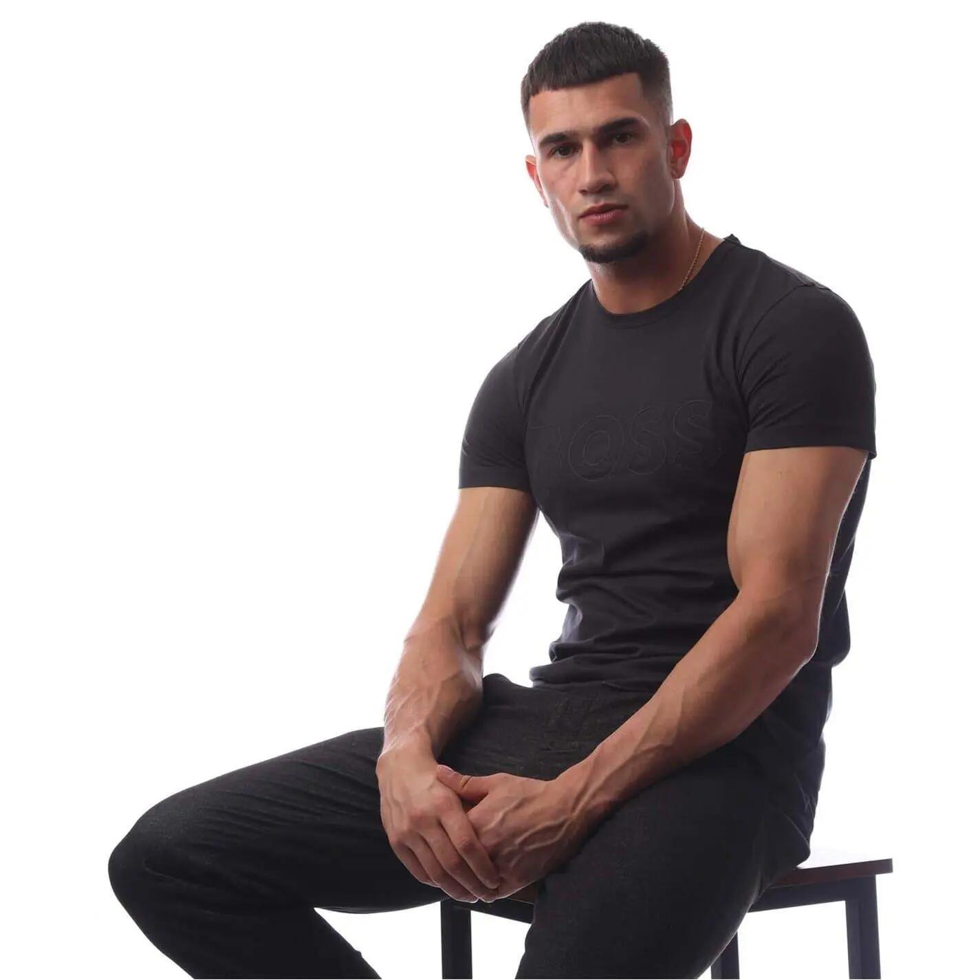 "Teebo" TShirt für Herren Dunkelblau 4/4