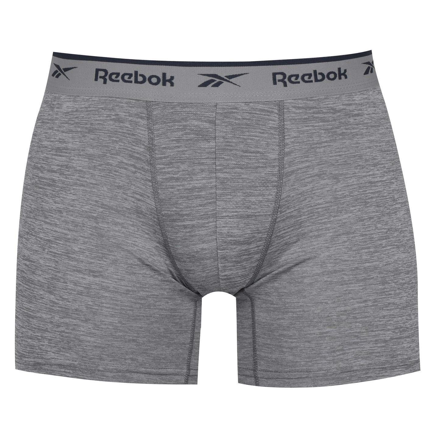 Mens Logo Boxer Shorts (Pack of 3) (Black/White/Grey) 4/6