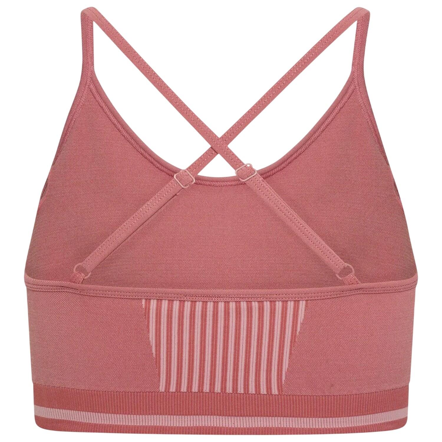 Reggiseno Sportivo Spalline A Spaghetti Donna Dare 2B Dont Sweat It Mesa Rosa 2/3