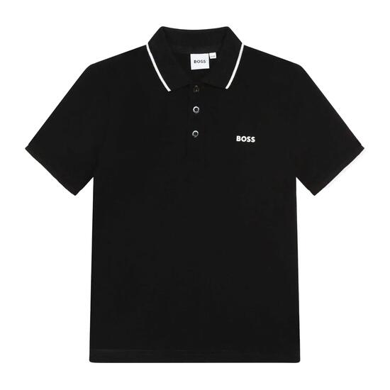 Polo Manches Courtes Enfant (Noir)