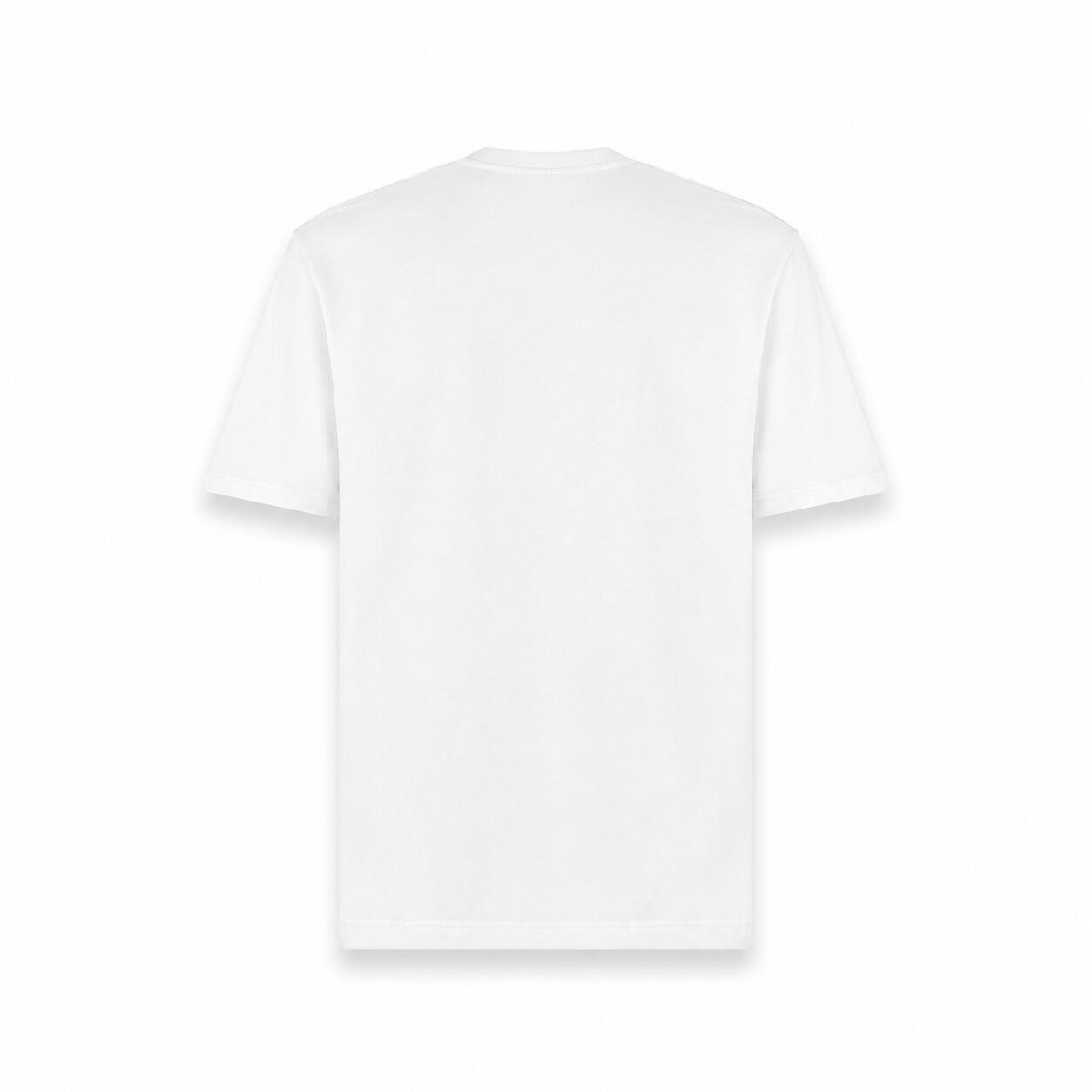 T-shirt Iconic ricamata BIANCO/NERO 2/3
