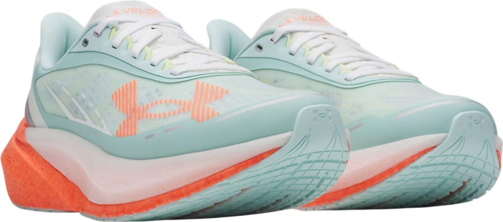 Zapatillas de running Under Armour Velociti Distance azul/naranja para mujer 5/7