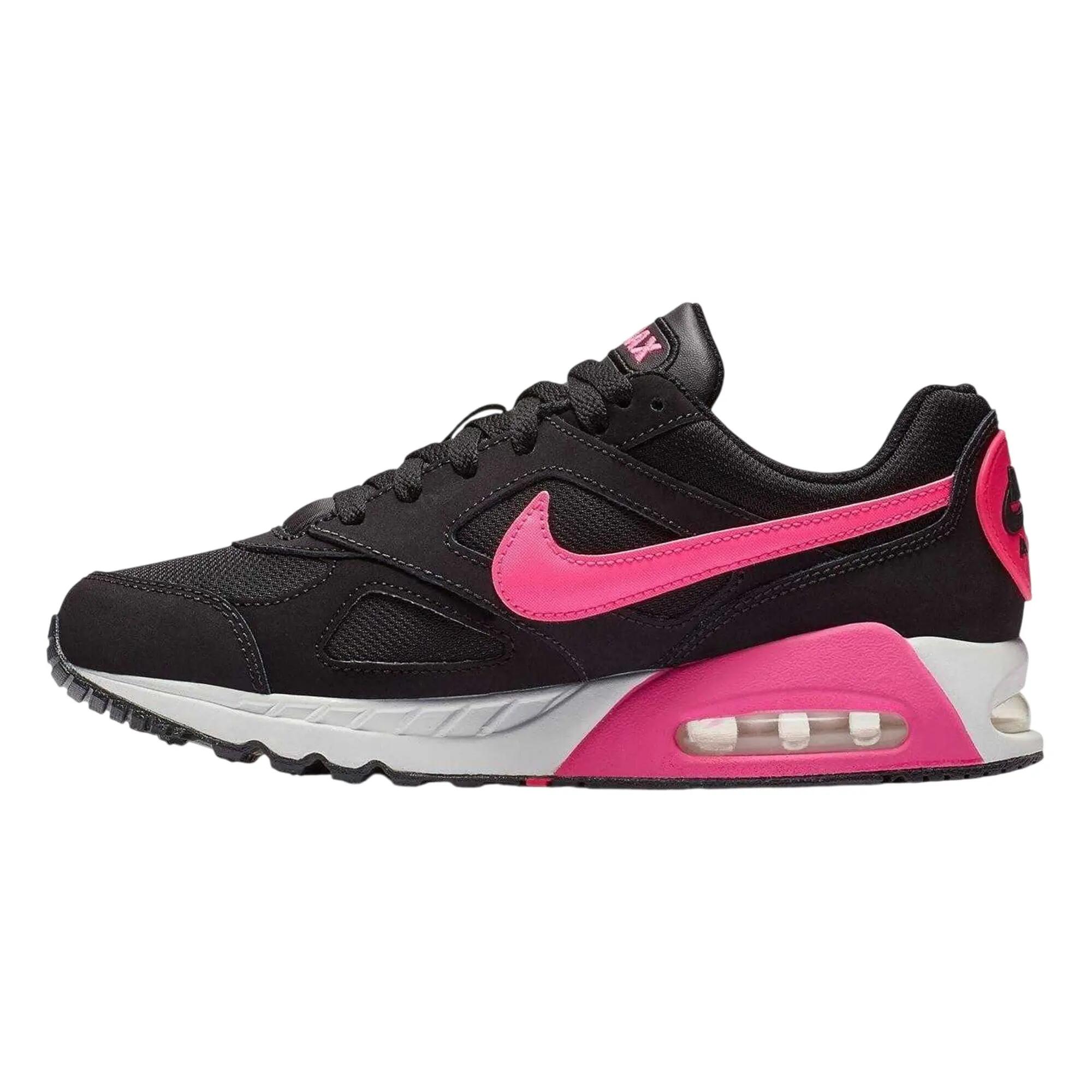 "Air Max Ivo" Sneaker für Mädchen, Leder Kinder Schwarz/Pink 3/5