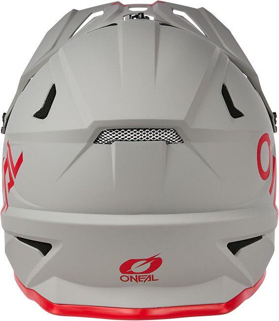 Integralhelm O'Neal Sonus Solid Grau / Rot 2/5
