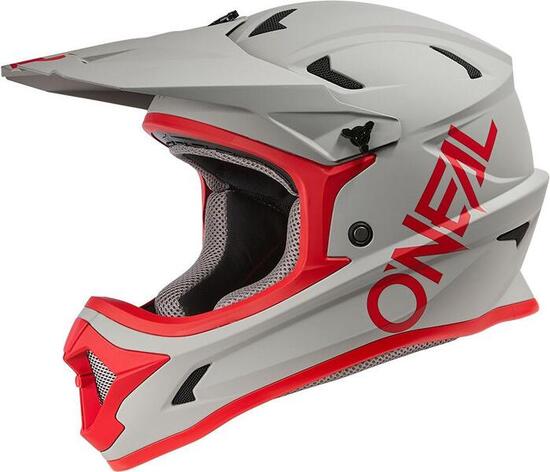 Casque intégral O'Neal Sonus Solid Gris / Rouge