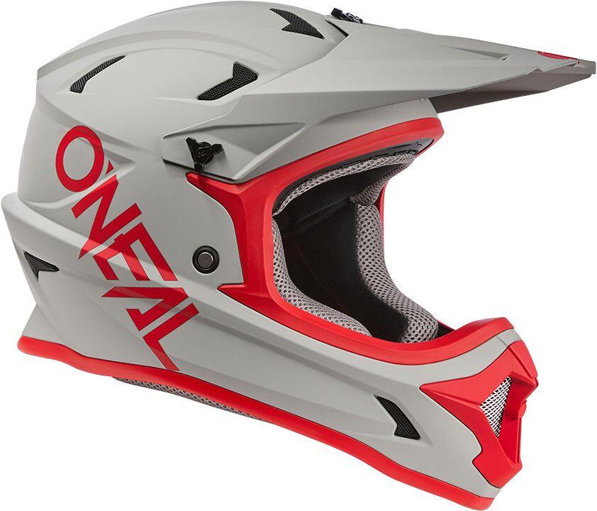 Integralhelm O'Neal Sonus Solid Grau / Rot 4/5