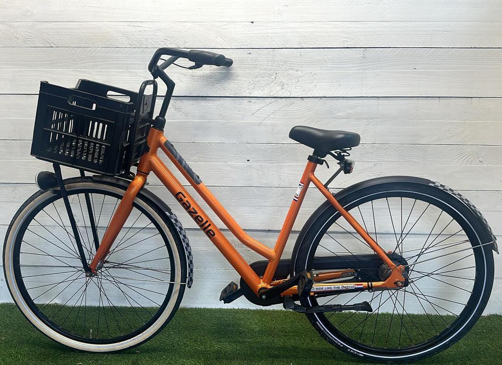 Gazelle stadsfiets bike, oranje 3/3