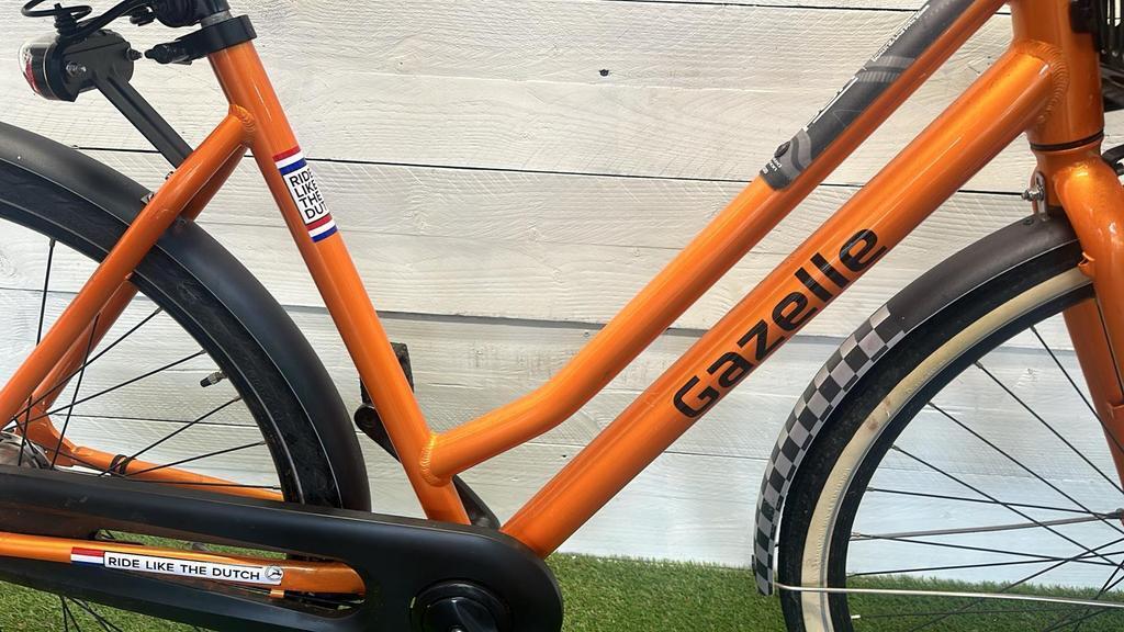 Gazelle stadsfiets bike, oranje 2/3