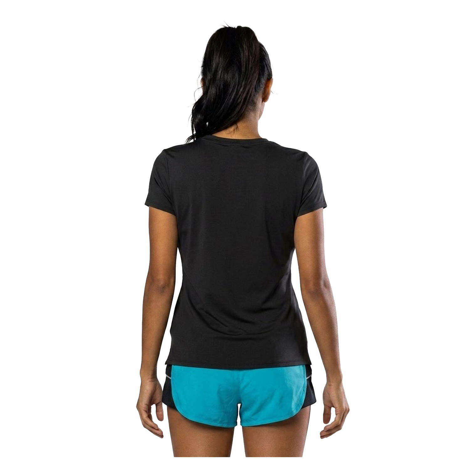 "Dash" TShirt für Damen, Rundhalsausschnitt Herren Schwarz 2/2