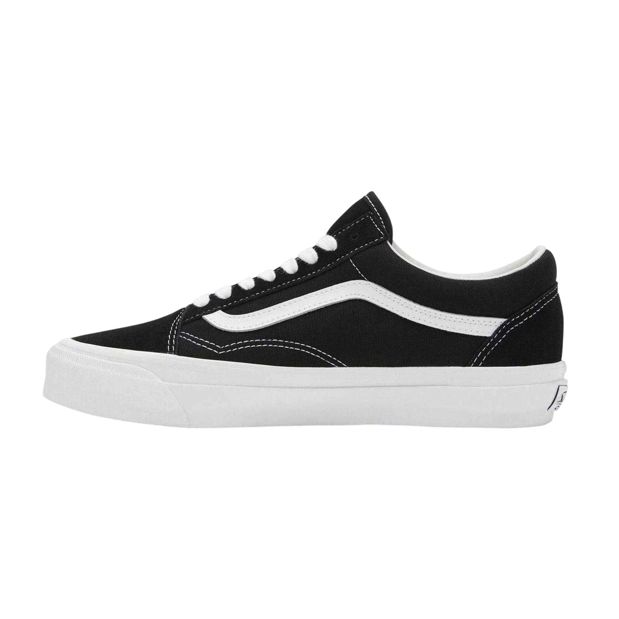 "Old Skool" Sneaker für Damen Unisex, Kuh Wildleder Herren Schwarz 2/4
