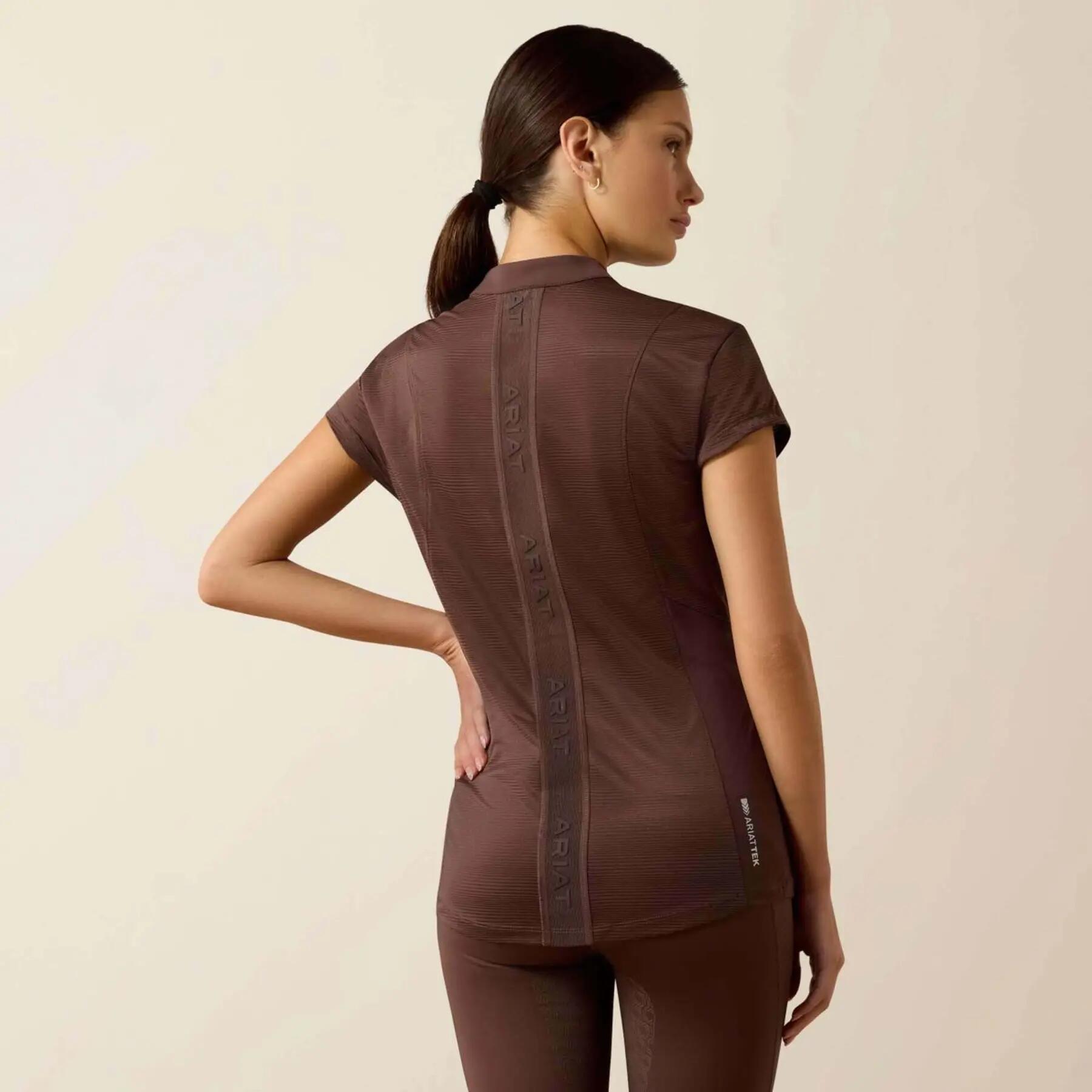 Maillot équitation 1/2 zip femme Ariat 2/5