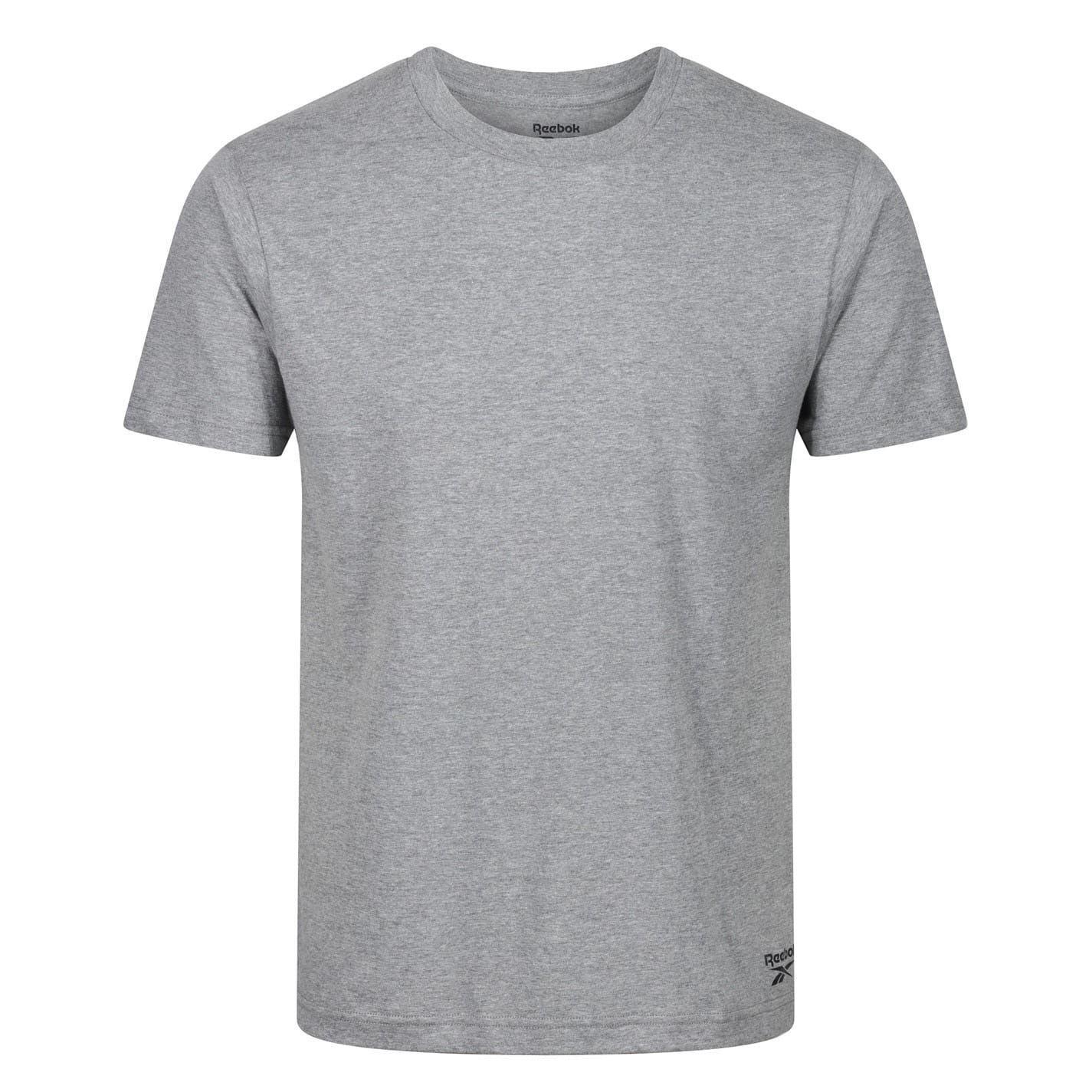 Maglietta Uomo Misura Confezione 3 Reebok Santo Nero Bianco Grigio 3/3