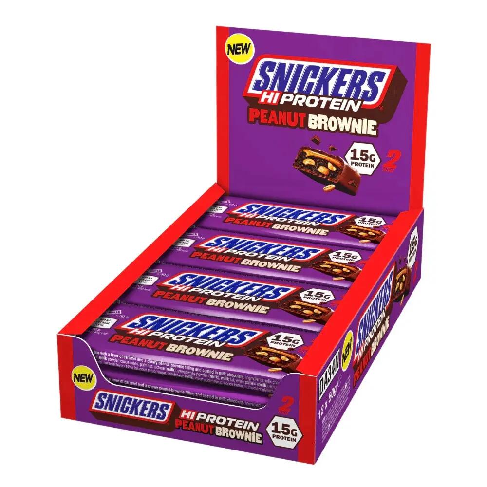 Snickers High Protein Bar PEANUT BROWNIE 12 x 50g 2/2