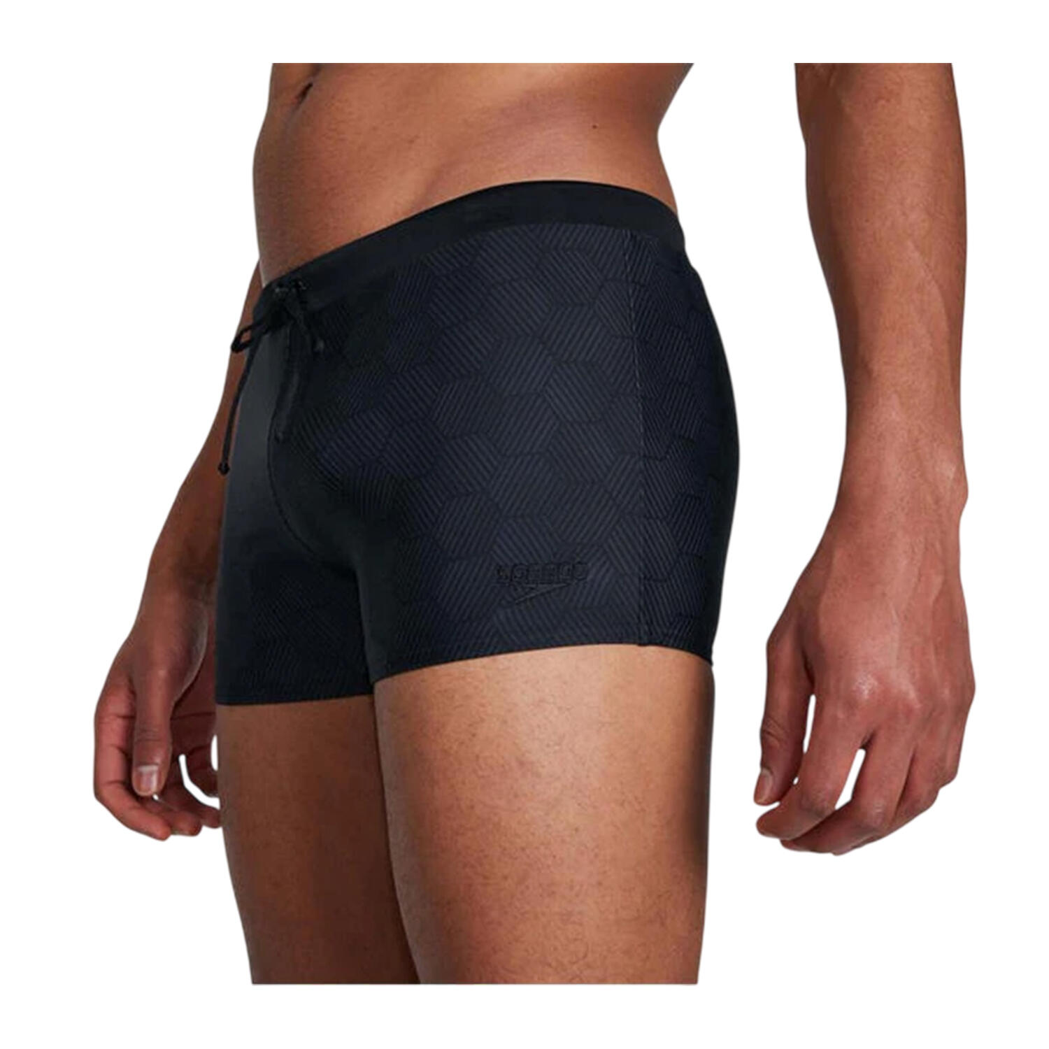 Short De Bain Motif/style Géométrique Homme (Noir / Gris) 3/3