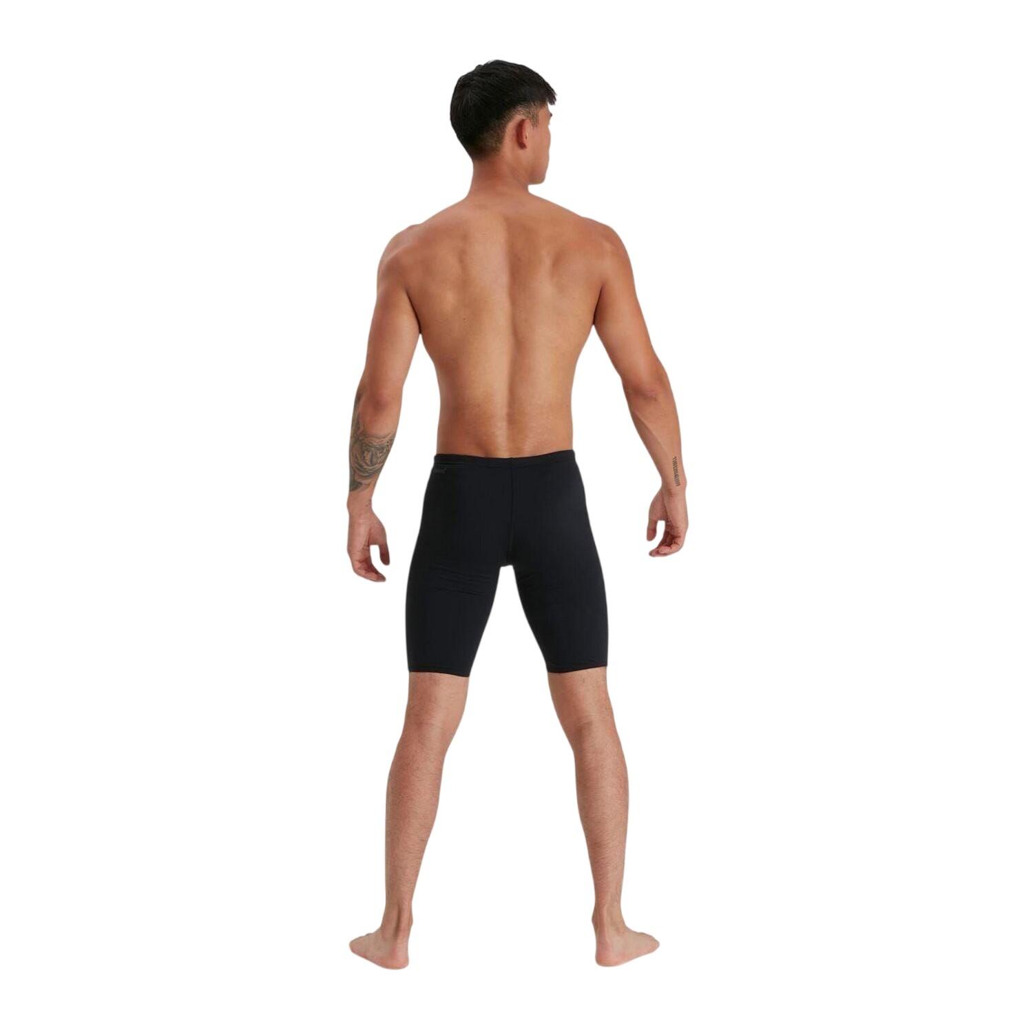Short De Bain Uni À Taille Ajustable ENDURANCE Homme (Noir) 3/4