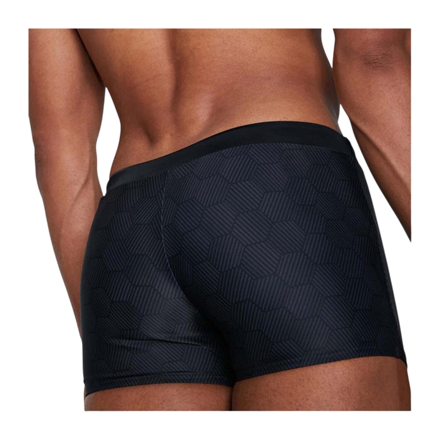 Short De Bain Motif/style Géométrique Homme (Noir / Gris) 2/3