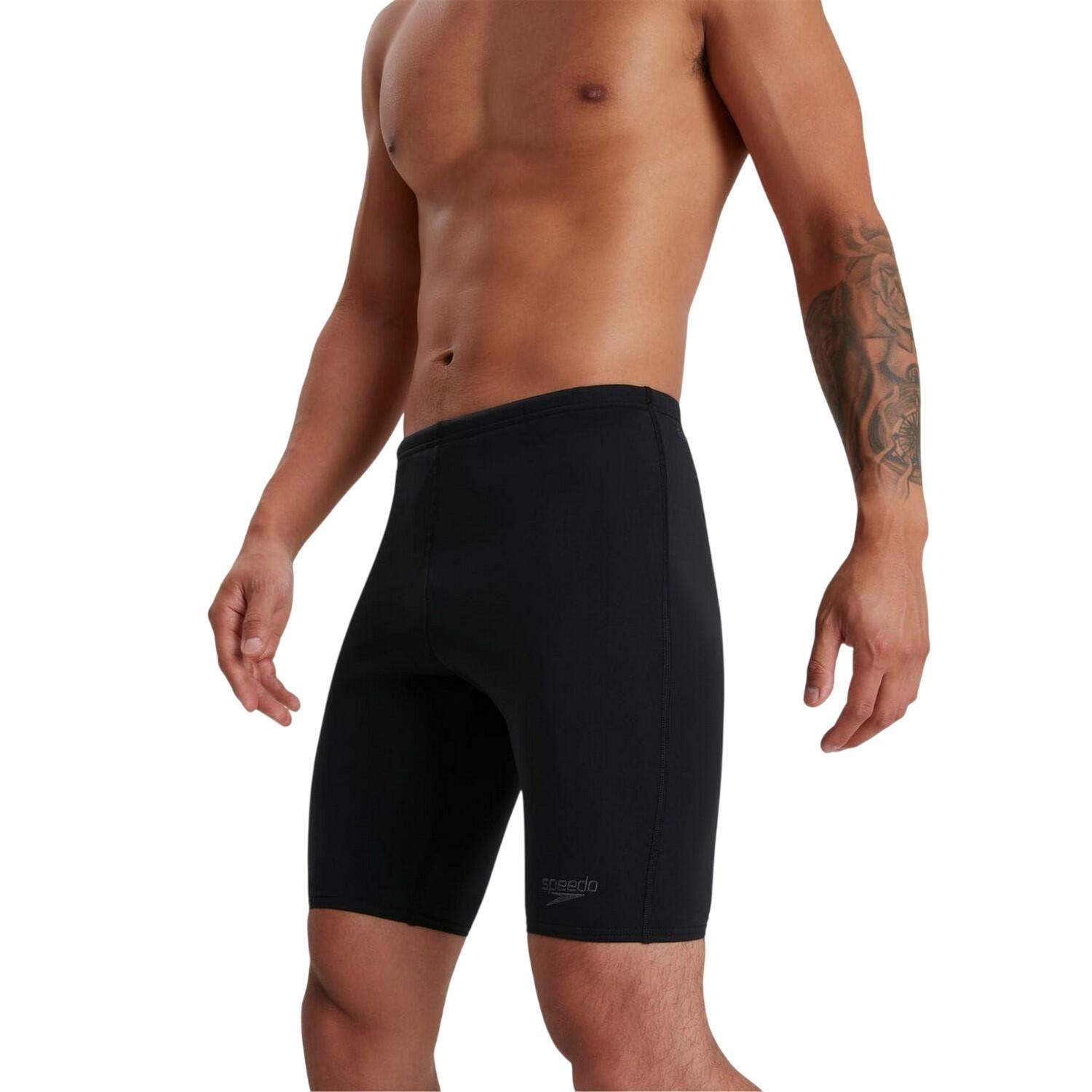 Short De Bain Uni À Taille Ajustable ENDURANCE Homme (Noir) 4/4