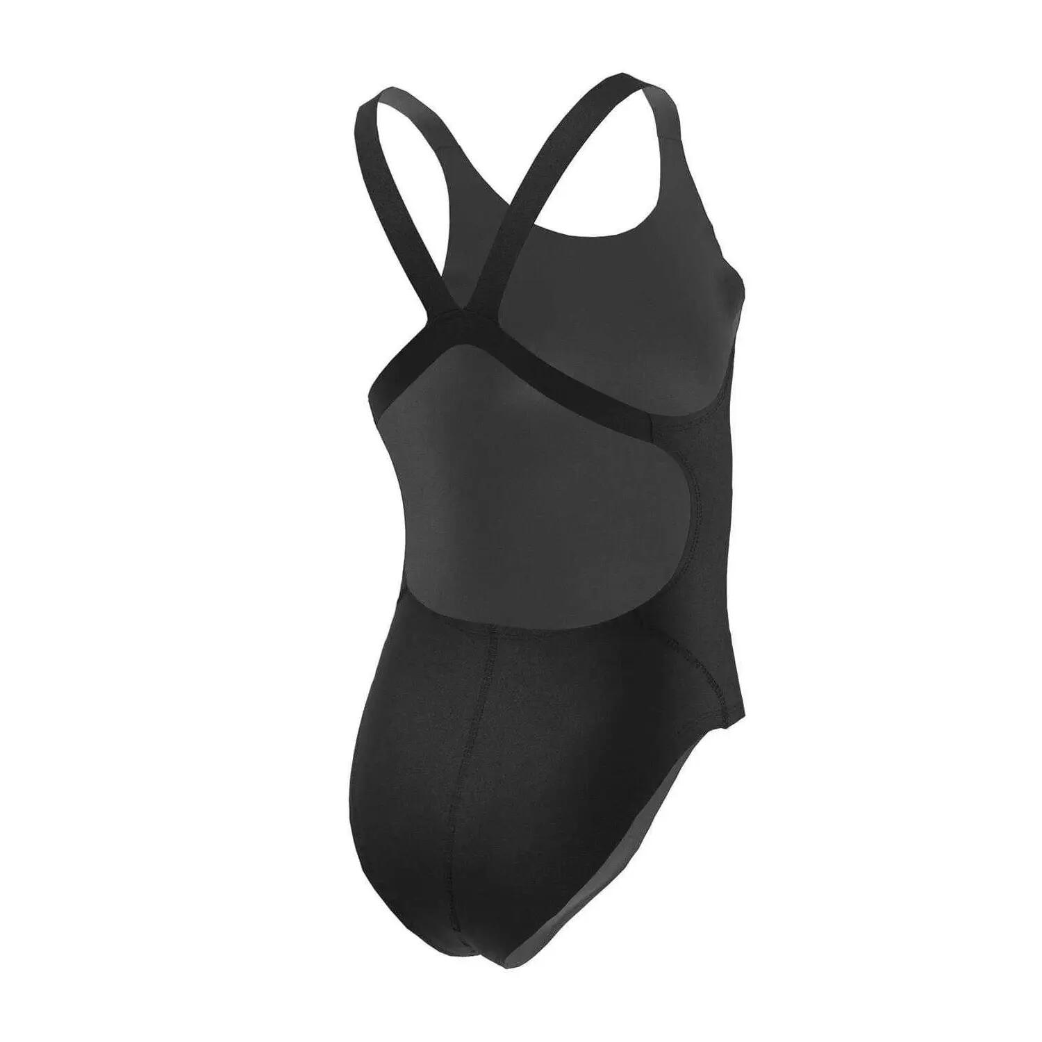 Girls Hydrastrong One Piece Swimsuit (Black) 2/3
