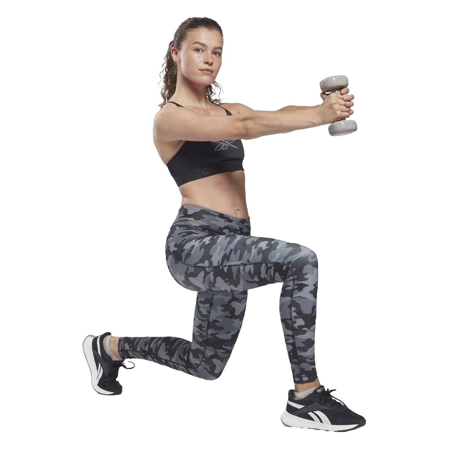 Legging Motif/style Camouflage Femme (Noir) 4/4