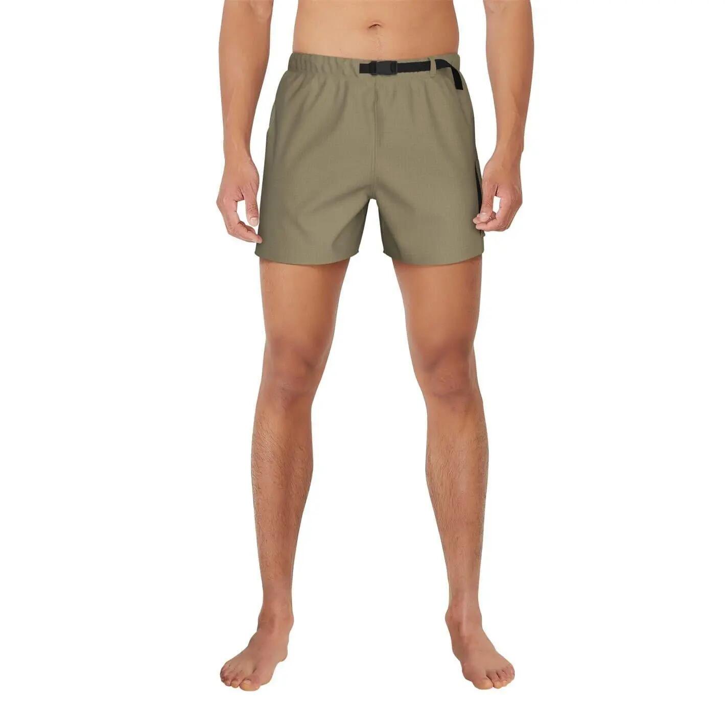 Mens Voyage Swim Shorts (Parachute Beige) 2/4