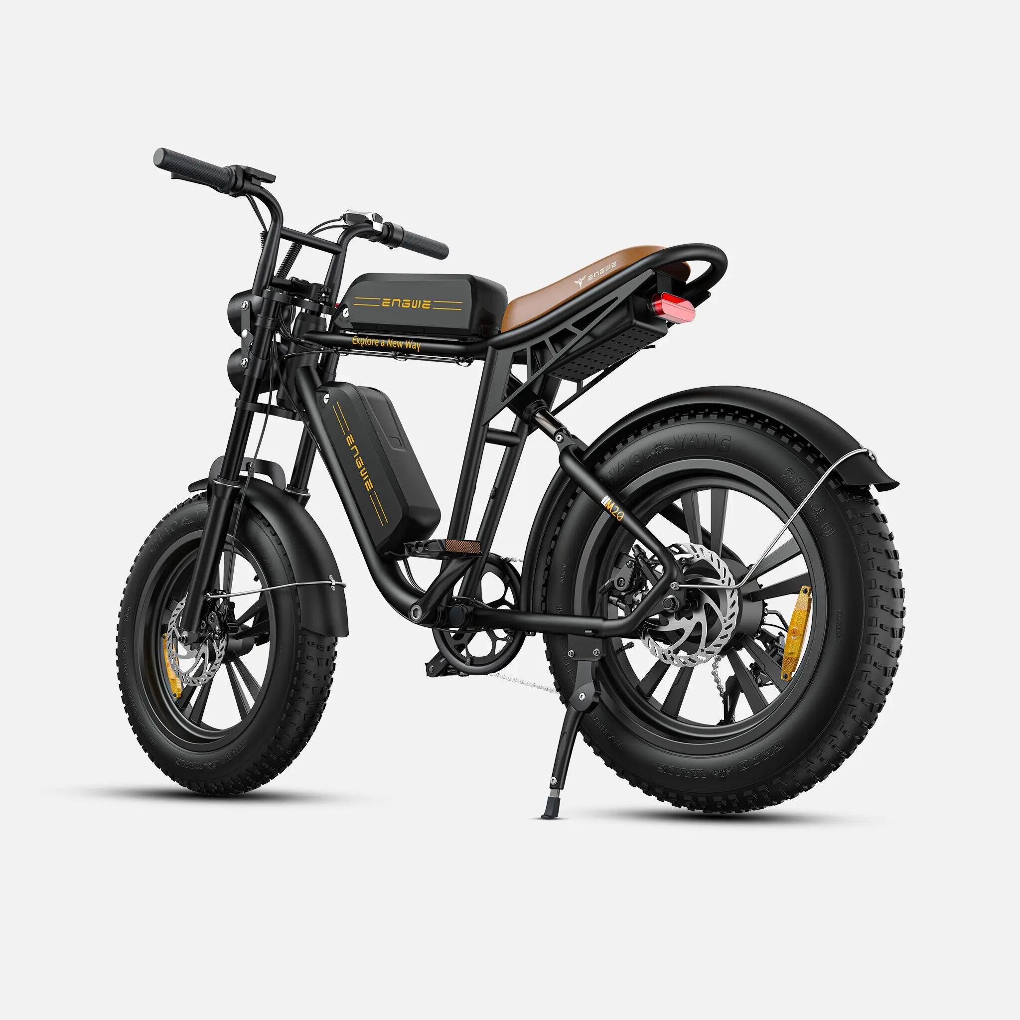 Elektrické kolo pro dospělé se M20 dvěma bateriemi 48V 26Ah a pneumatikami 20" 3/4