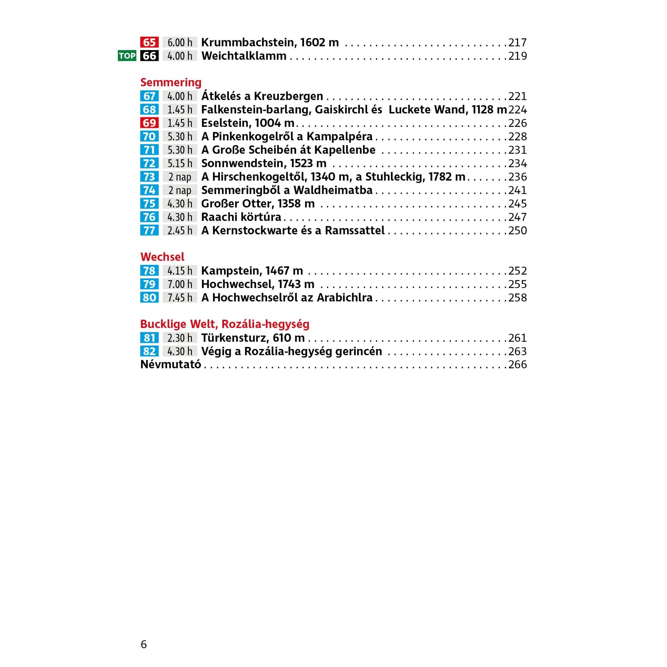 Bécsi-Alpok túrakalauz 5/5