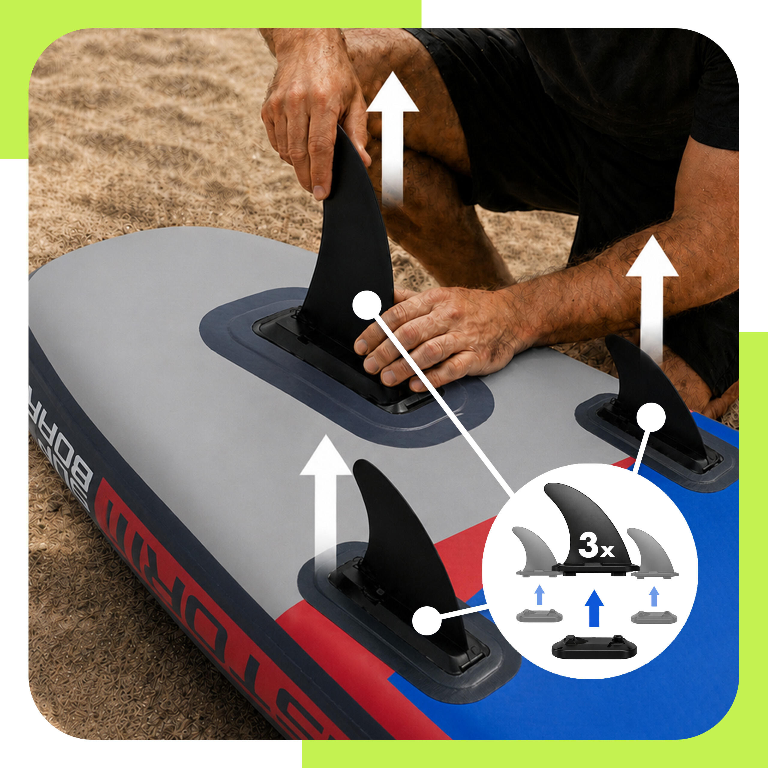 Deska SUP HAILSTORM 320 5/7