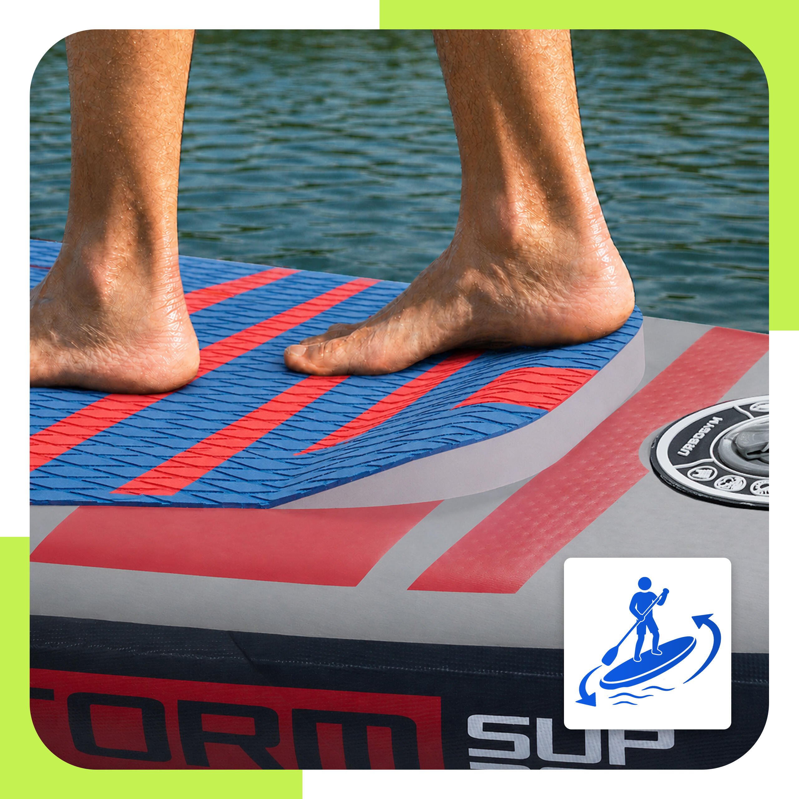 Deska SUP HAILSTORM 320 4/7