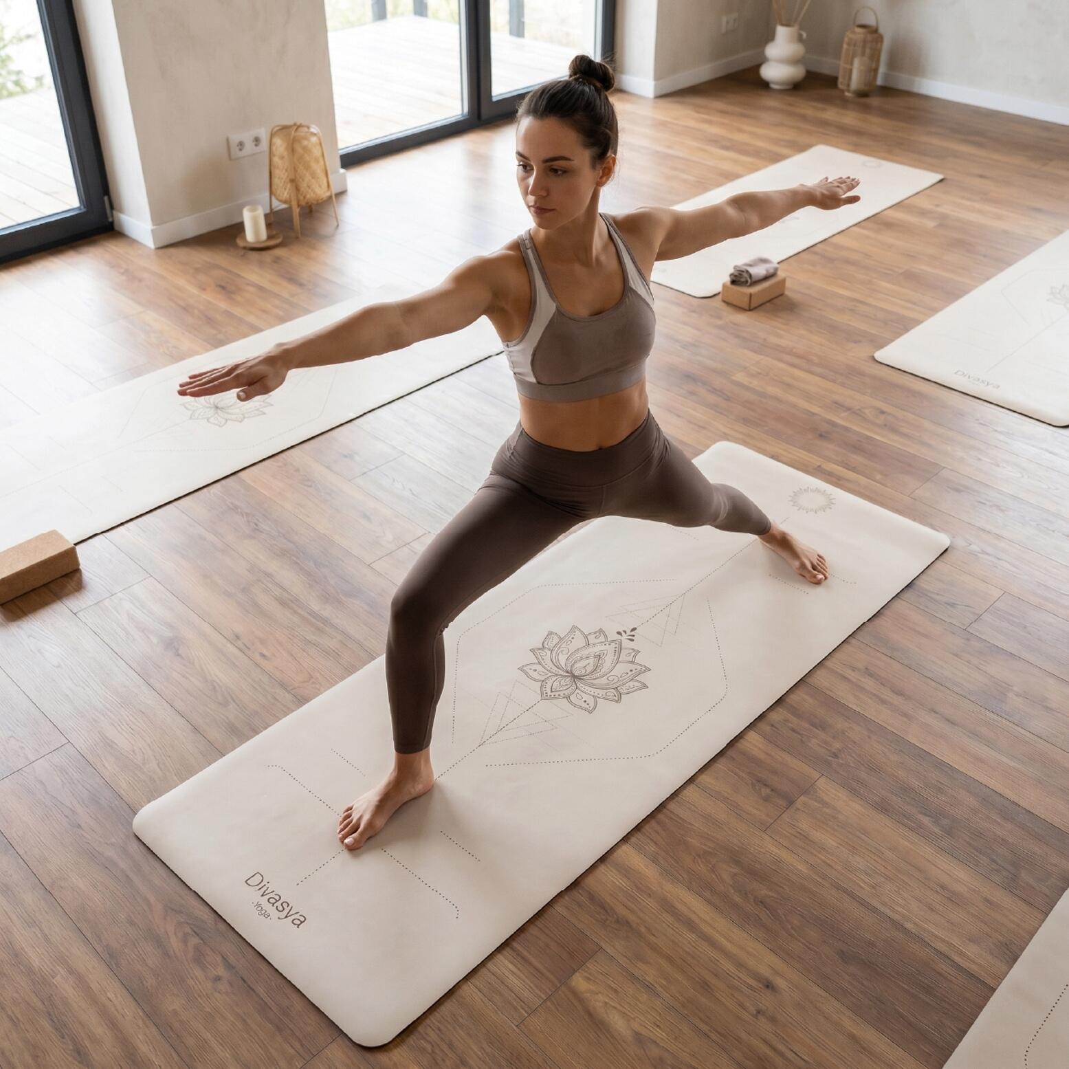 Antislip yogamat | natuurlijk rubber & Japanse Eco-PU | 8 kleuren & designs 7/7