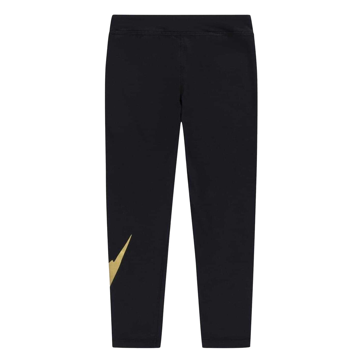 Girls Club Leggings (Black/Gold) 2/4
