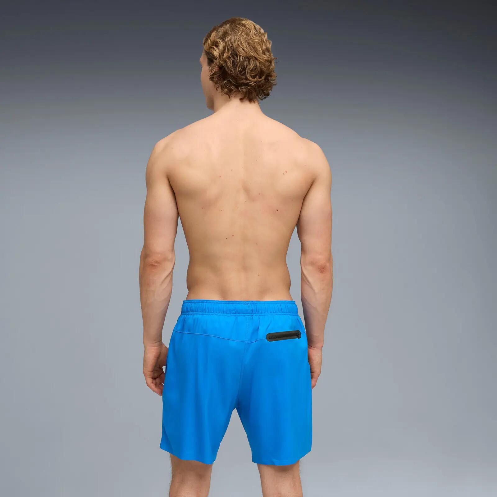 Pantaloni Puma Swim Men Medium Length Swim Shorts, Blu, Uomini 3/5