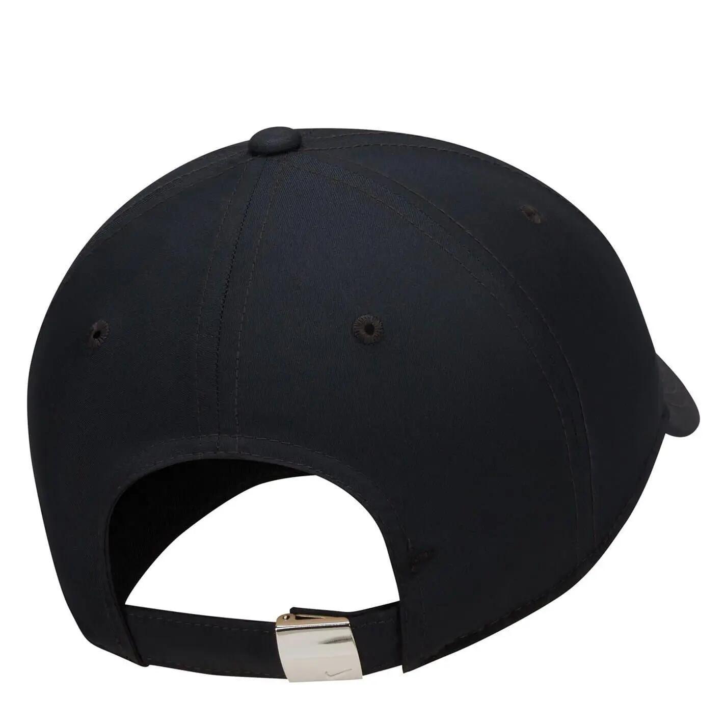 Swoosh Polyester Baseball Cap (Black) 2/3