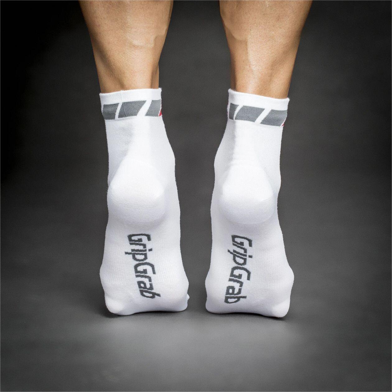Calcetines GripGrab Classic Low Cut (paquete de 3) Blanco 3/4