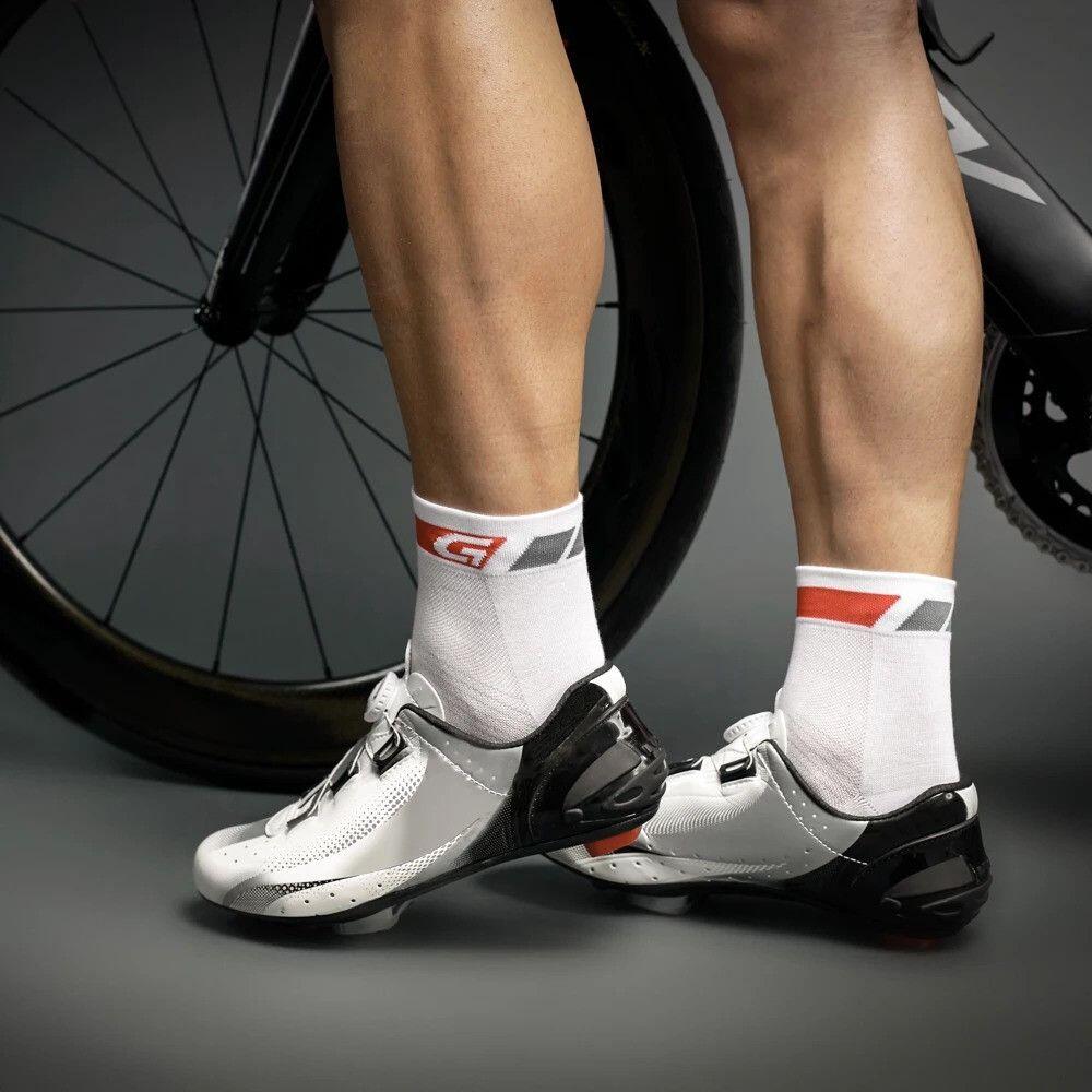 Calcetines GripGrab Classic Low Cut (paquete de 3) Blanco 4/4