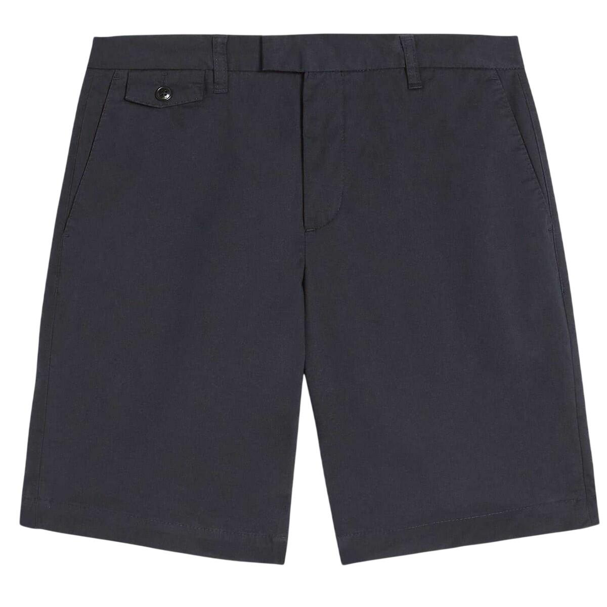 Chino Kurze Hose für Herren Dunkel-Marineblau 2/4