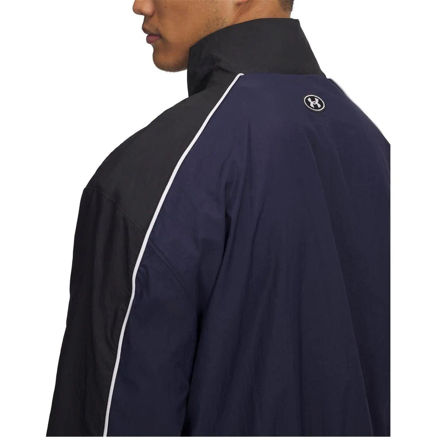 Veste De Survêtement Manches Raglan Motif/style Blocs De Couleurs Homme (Noir) 3/3
